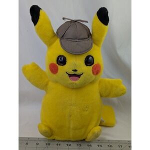 Pokemon Pikachu Detective Animated Plush 13 Inch WCT 2019 Stuffed Animal Toy
